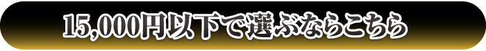 15,000円以下で選ぶならこちら！