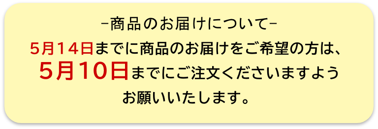 お届けについて