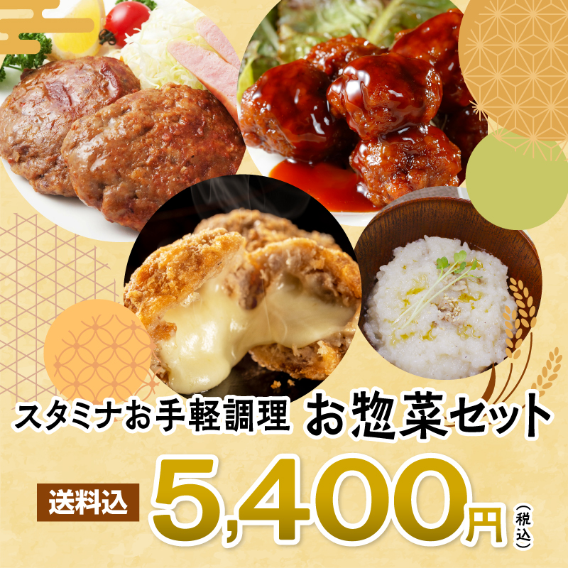 【敬老の日特別商品】スタミナ★お手軽 調理お惣菜セット