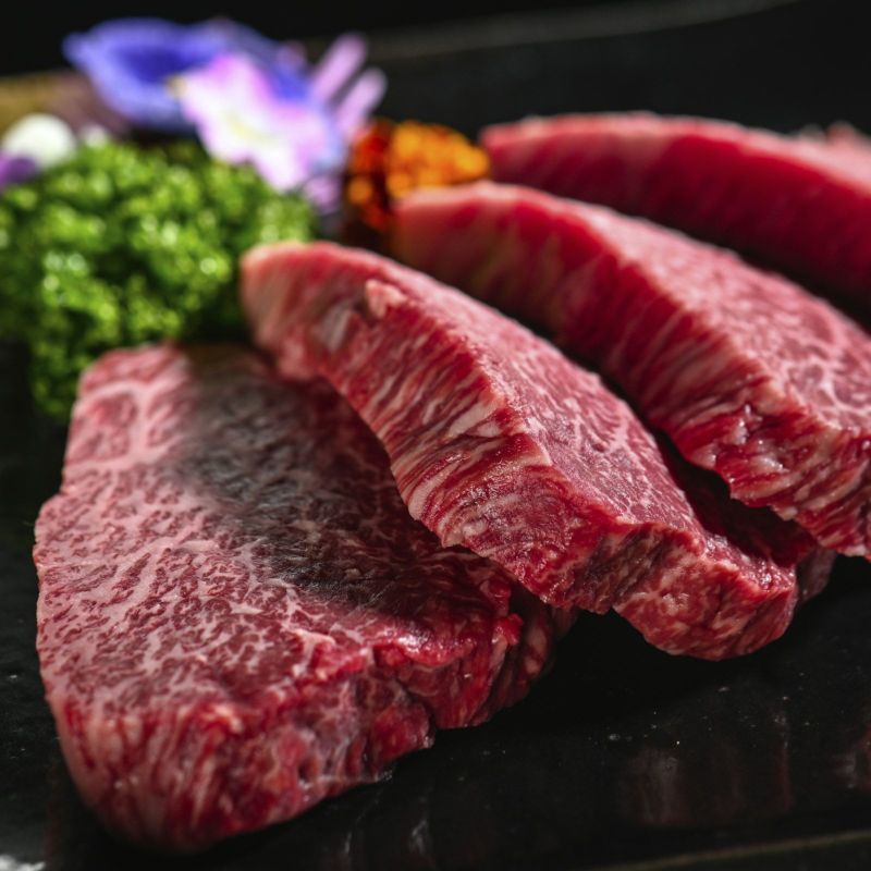 【柔らかくて美味しい赤身肉！ 脂っぽさとは無縁のお肉です。】米沢牛A5ランプステーキ　150ｇ×4