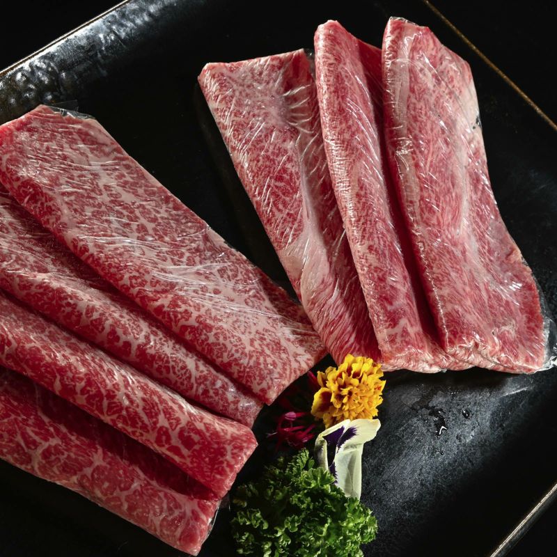 米沢牛A5すき焼きセット(肩ロース&モモ)各250g
